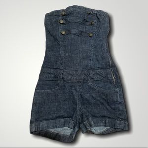 Denim Romper